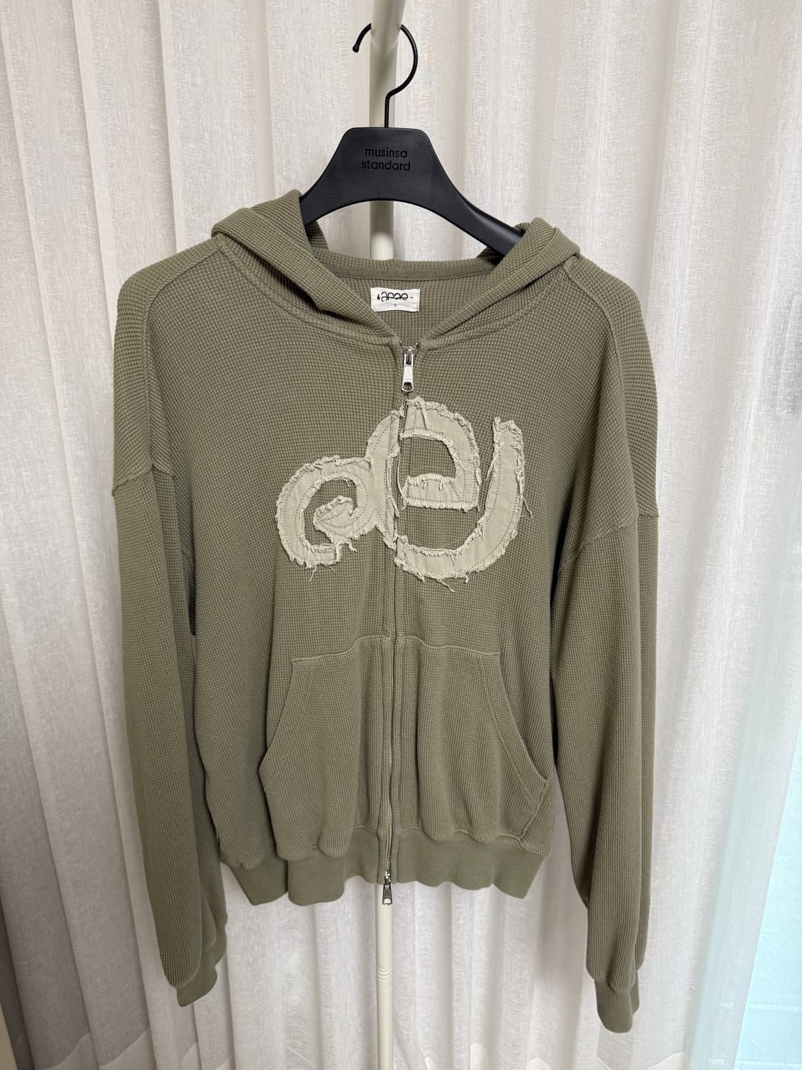 aeae 와플 후드집업 상품이미지2