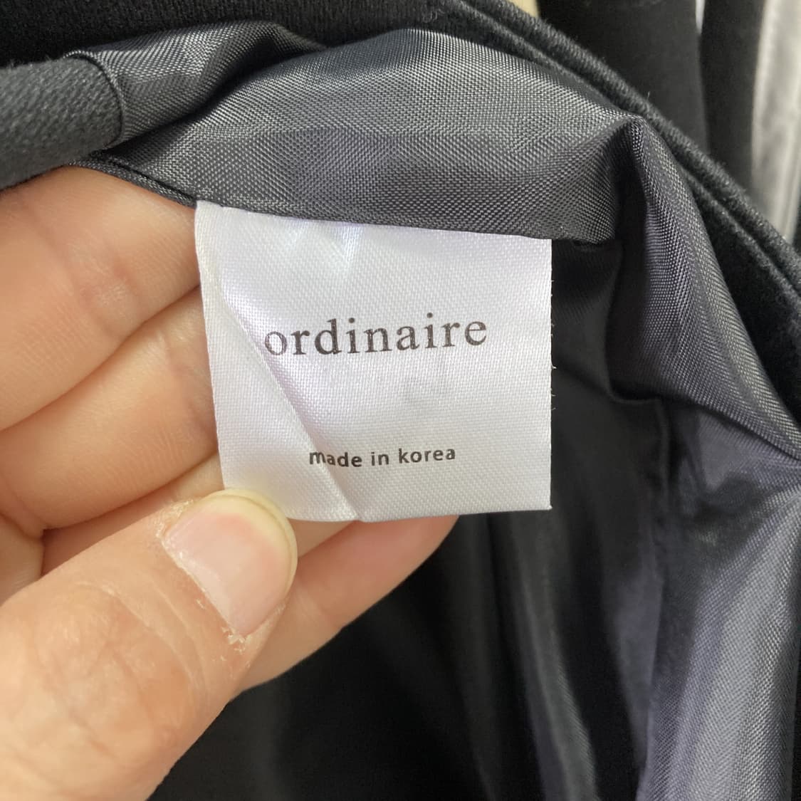 ordinaire A라인 면스커트 25-26 영구제 상품이미지4