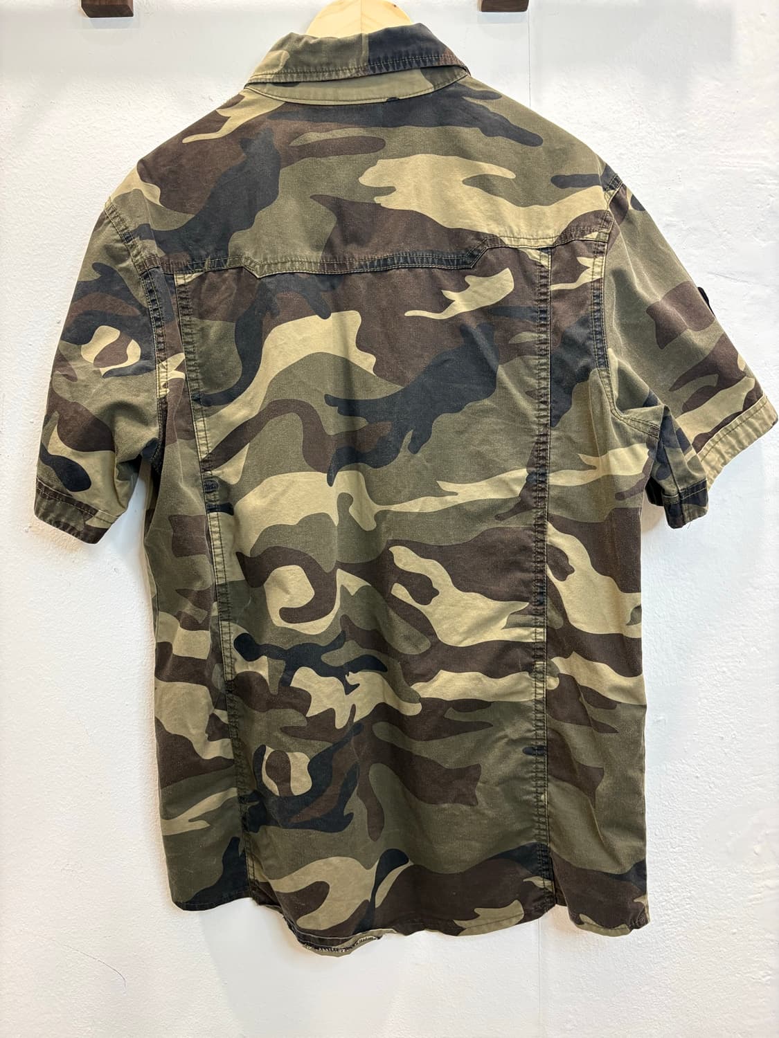 U.S. ARMY 밀리터리 카모 반팔 셔츠 상품이미지2
