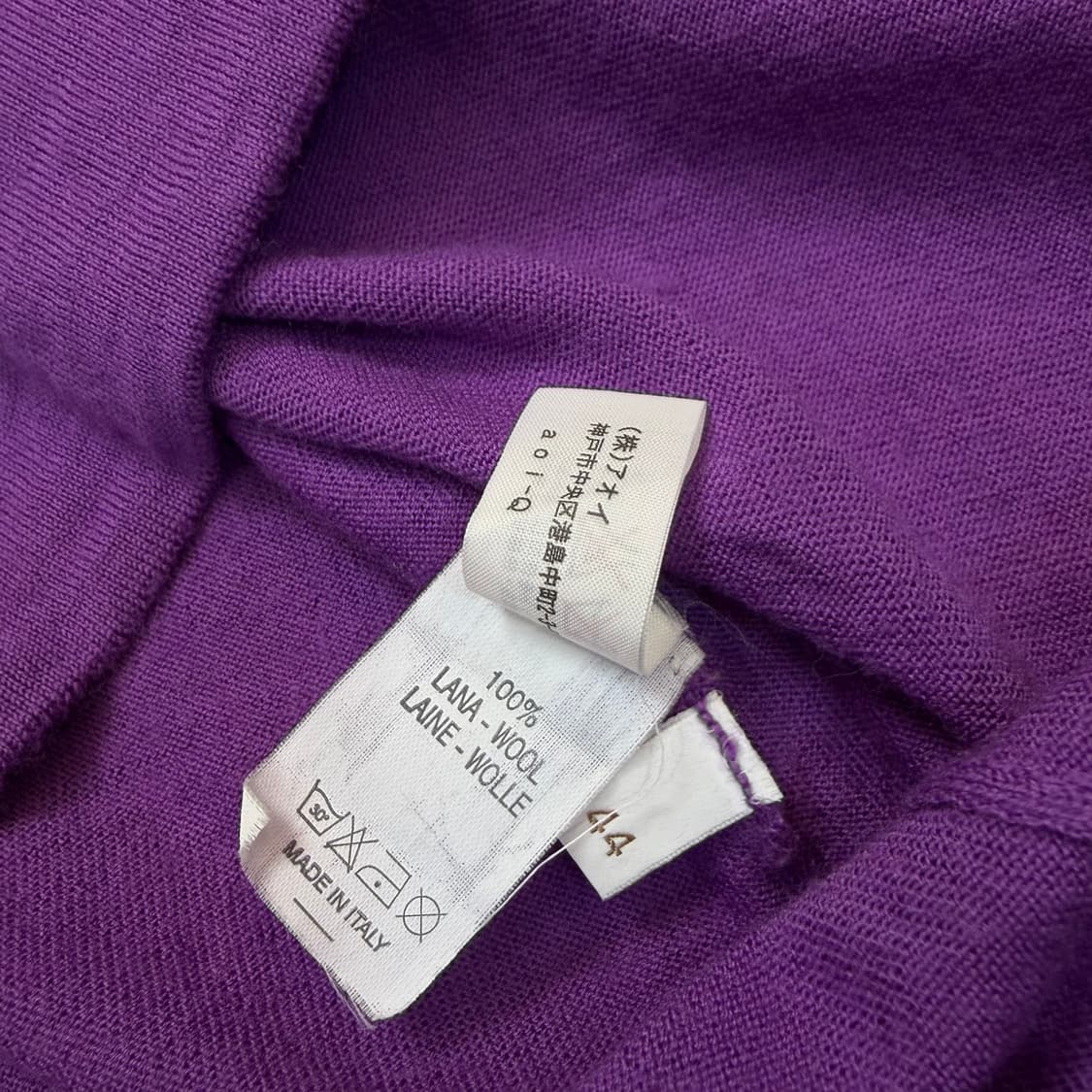 herno italy 에르노 우먼스 울 터틀 반팔 니트  상품이미지5