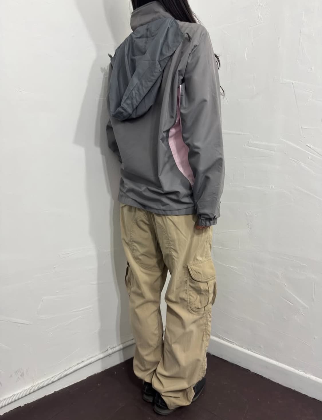 미즈노 핑크&그레이 바람막이  상품이미지5