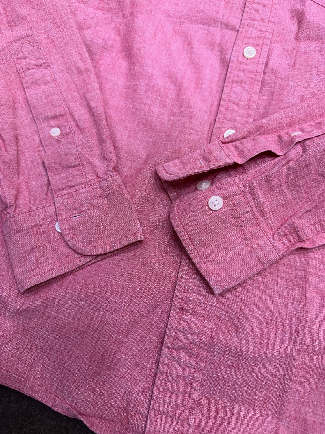 브룩스브라더스 캐쥬얼 코튼 면 버튼다운 원포켓 셔츠 남방 L 상품이미지5