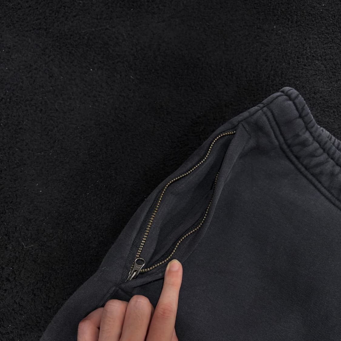 S 100 나이키 NRG 솔로 스우시 블랙 스웻 조거팬츠 상품이미지3