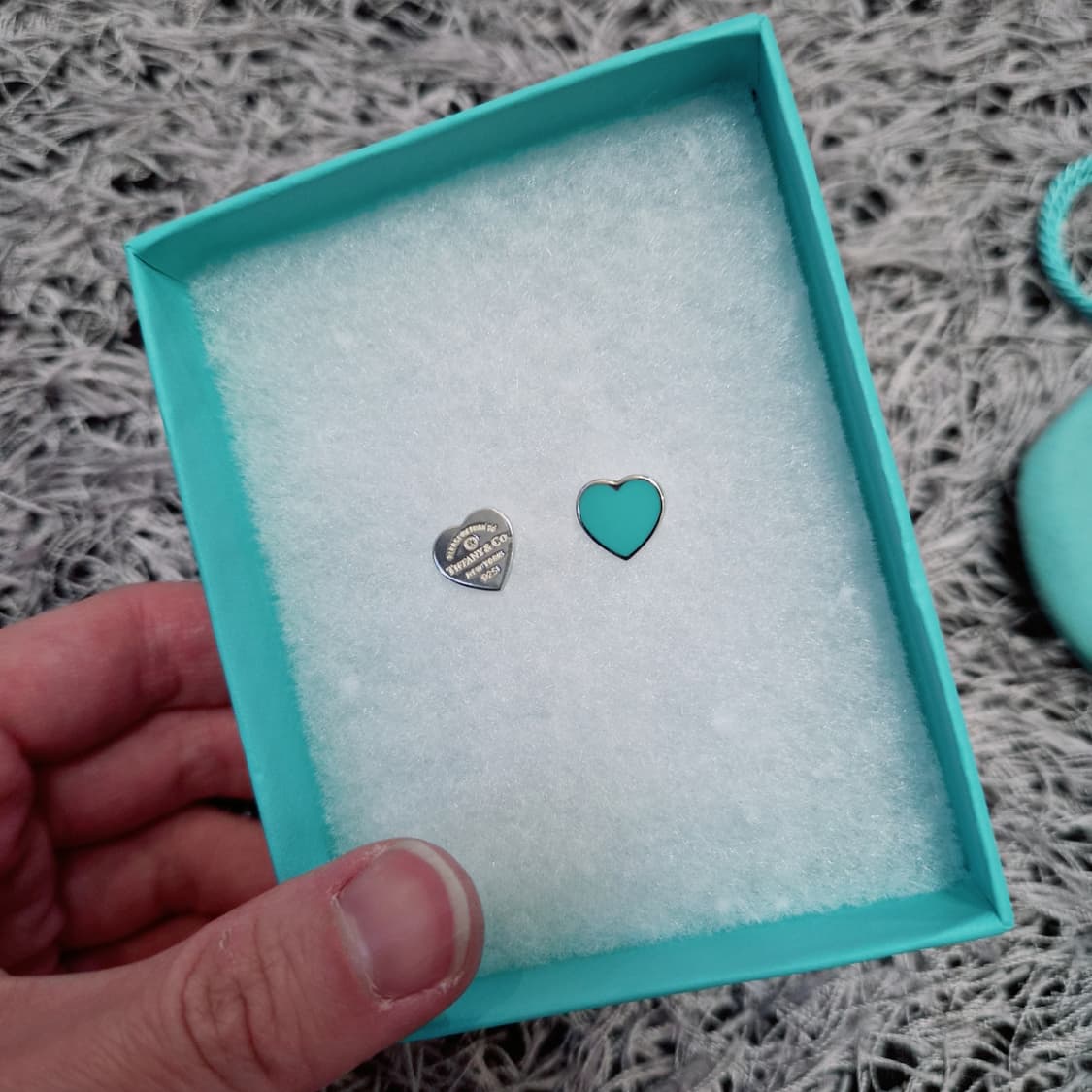 티파니 정품 민트 다이아몬드 귀걸이 상품이미지3