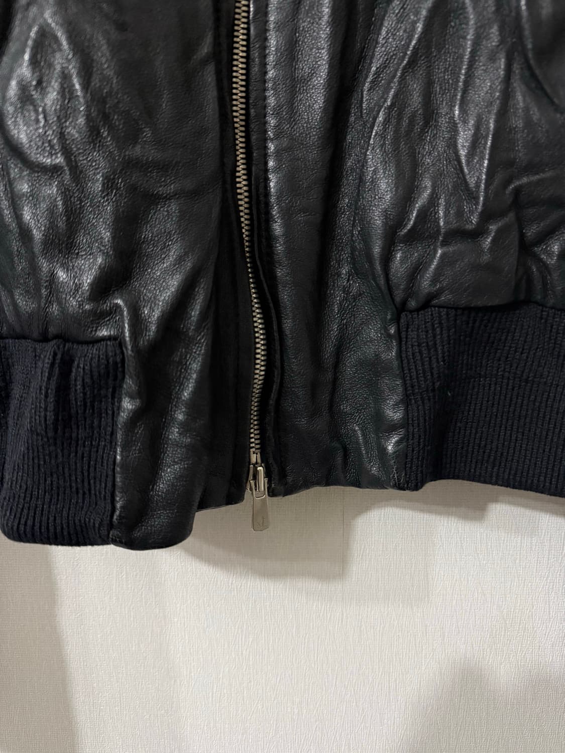 [L] tassstandard 크링클 레더자켓 상품이미지2