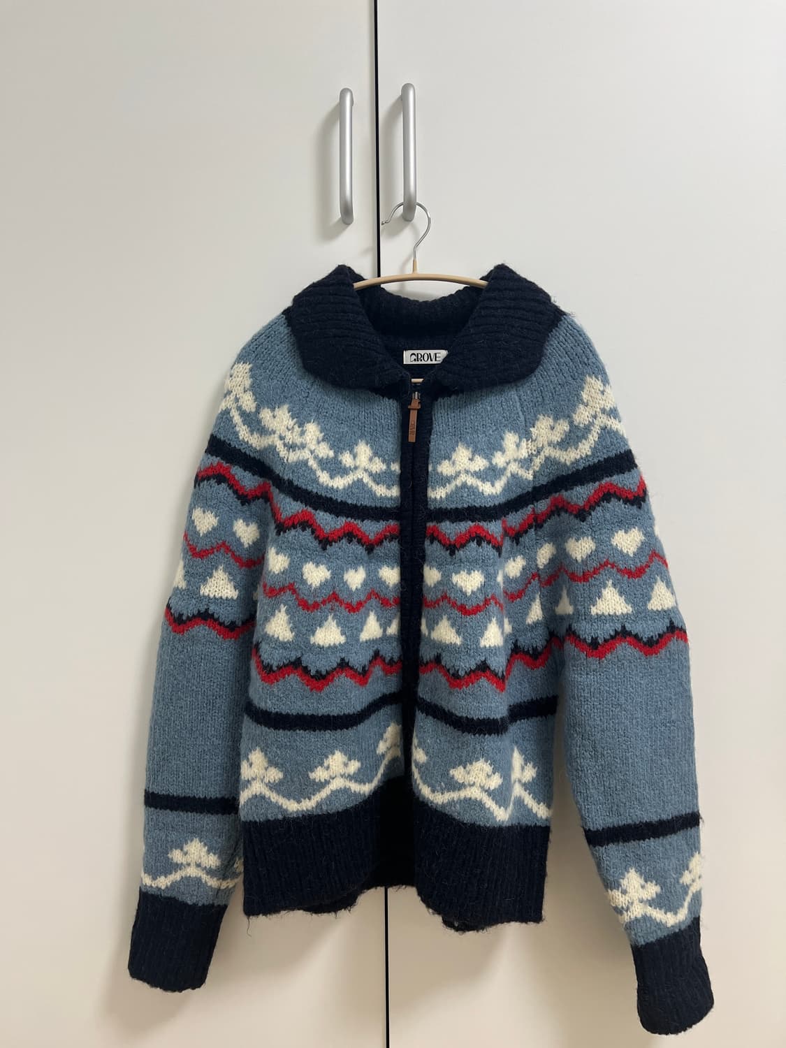 그로브 노르딕 니트 집업 상품이미지2