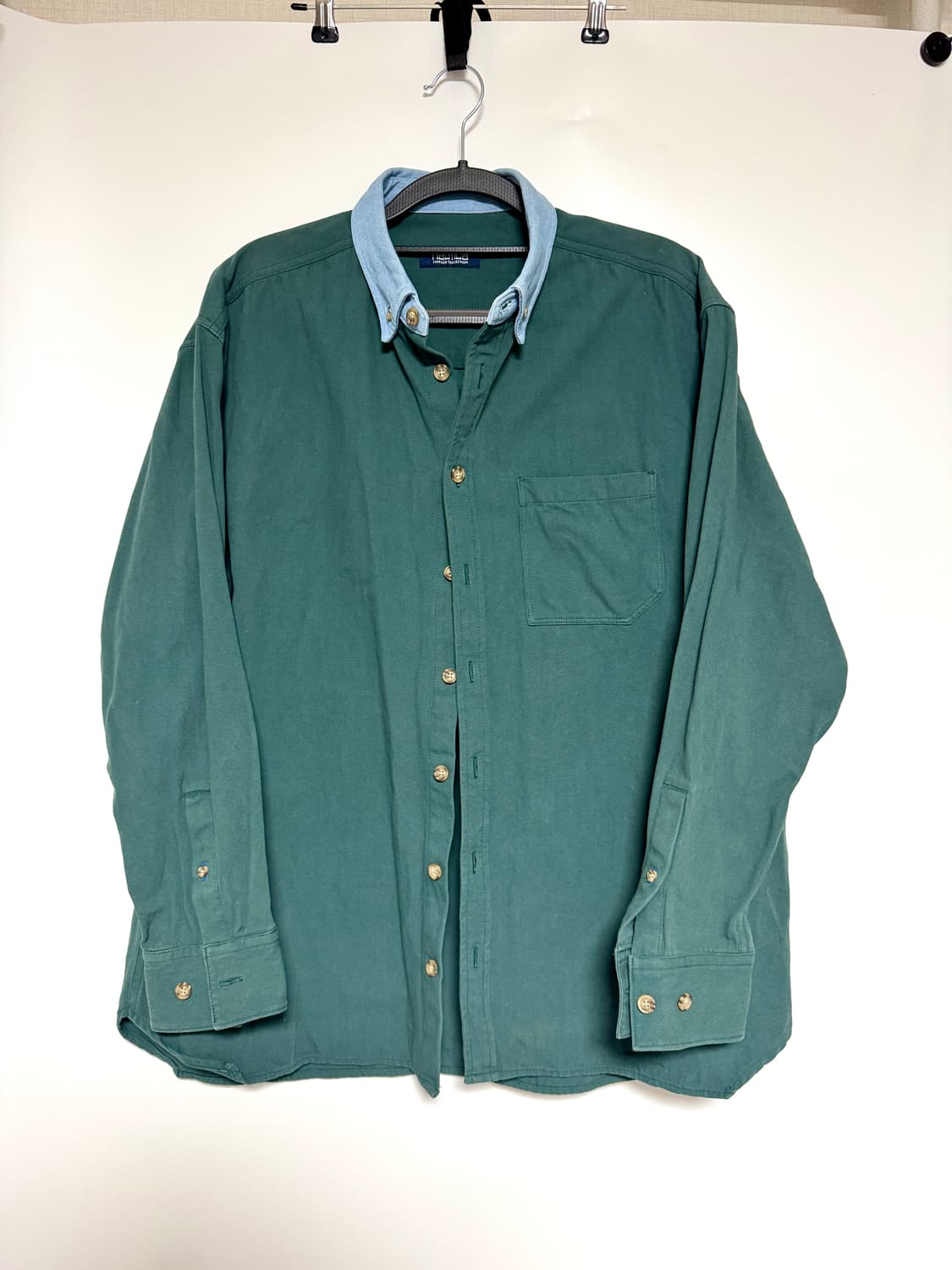 Nautica 빈티지 데님칼라 그린 셔츠 100-105 상품이미지1