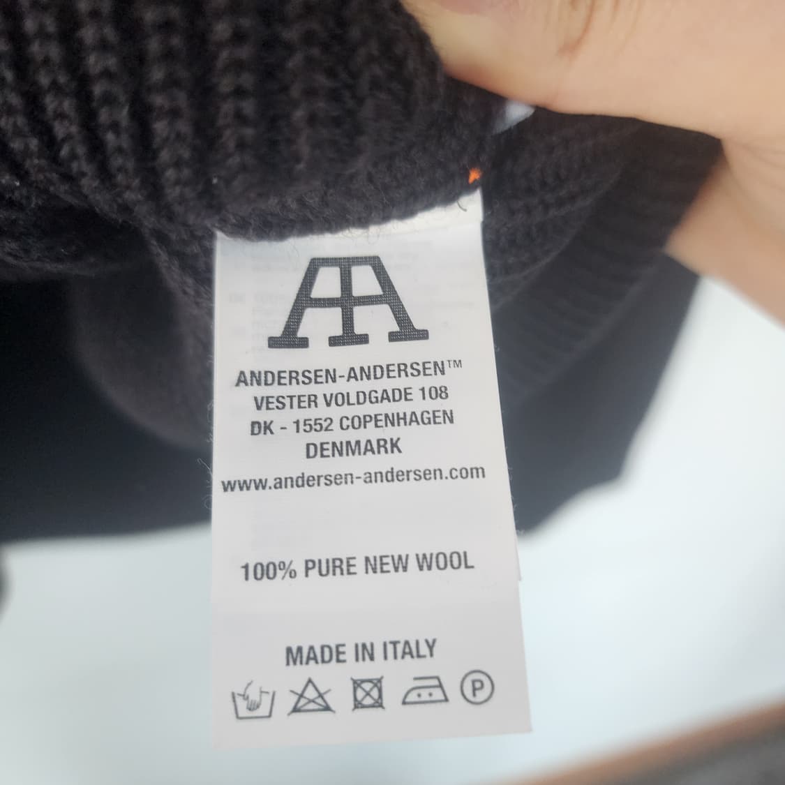안데르센 안데르센 블랙 니트 가디건 상품이미지6