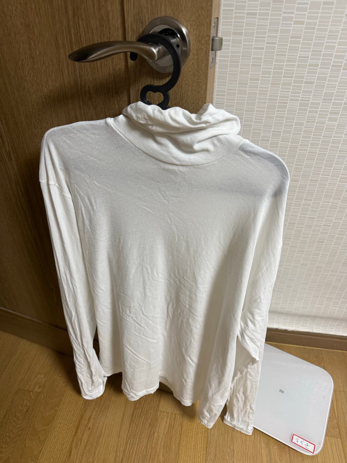 유스 youth 핑거홀 롱슬리브 화이트 M 상품이미지4