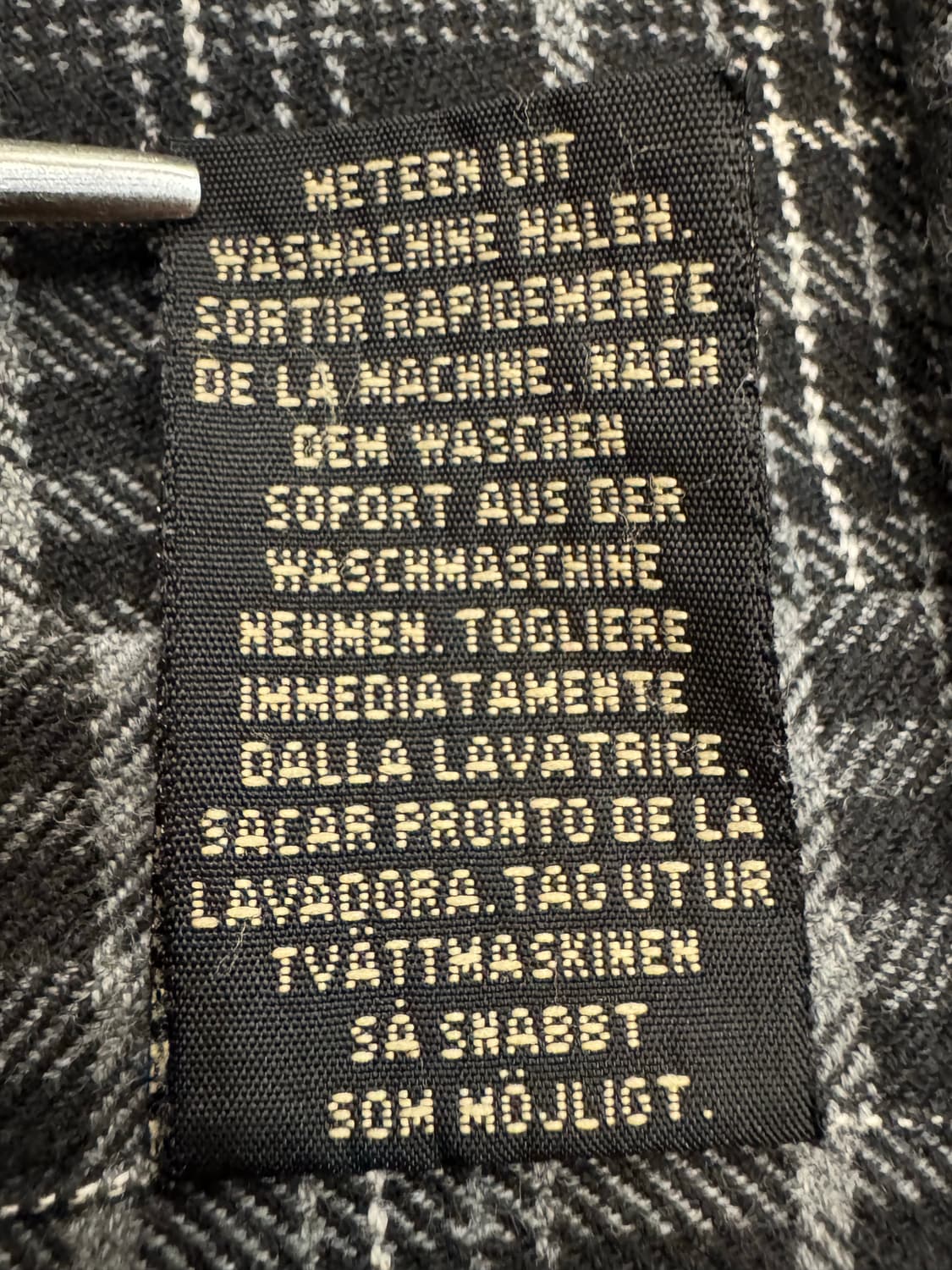 [L] 더블알엘 플란넬 체크 셔츠 블랙 상품이미지8