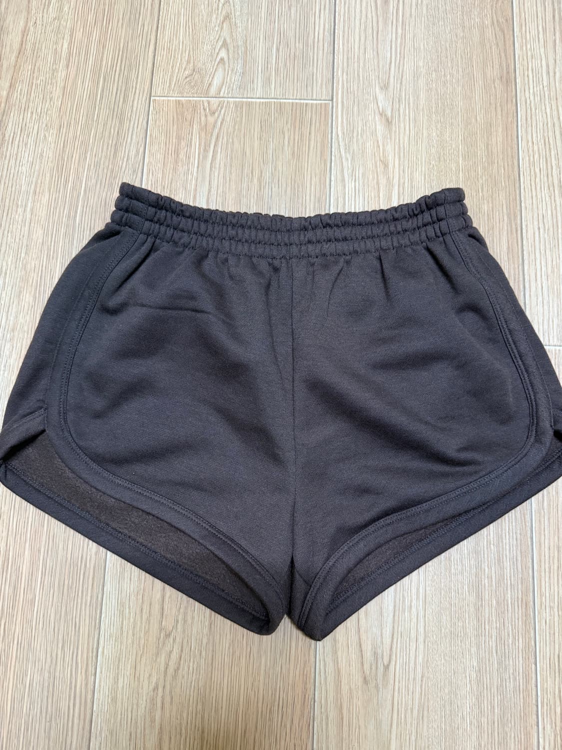 다크브라운 하프집업 크롭 셋업 상품이미지5