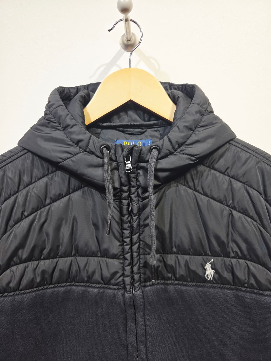폴로 랄프로렌 하이브리드 패딩 후드 집업 자켓 상품이미지3
