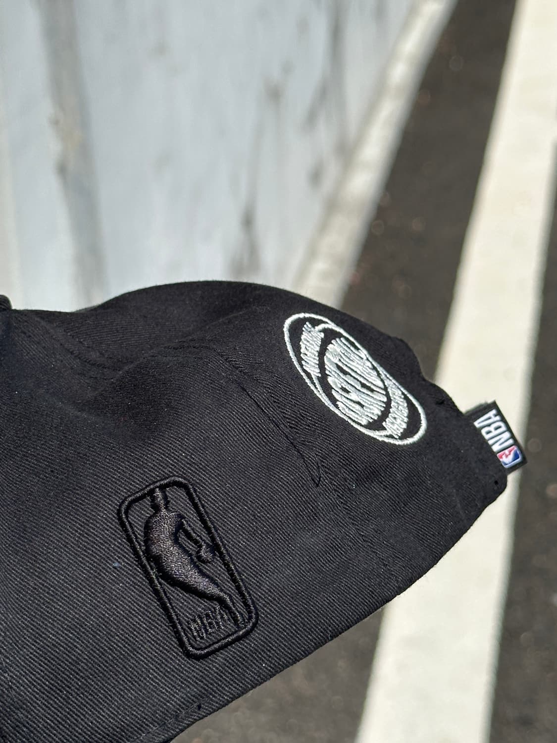 [F] NBA 엔비에이 B로고 블랙 볼캡 모자 상품이미지7