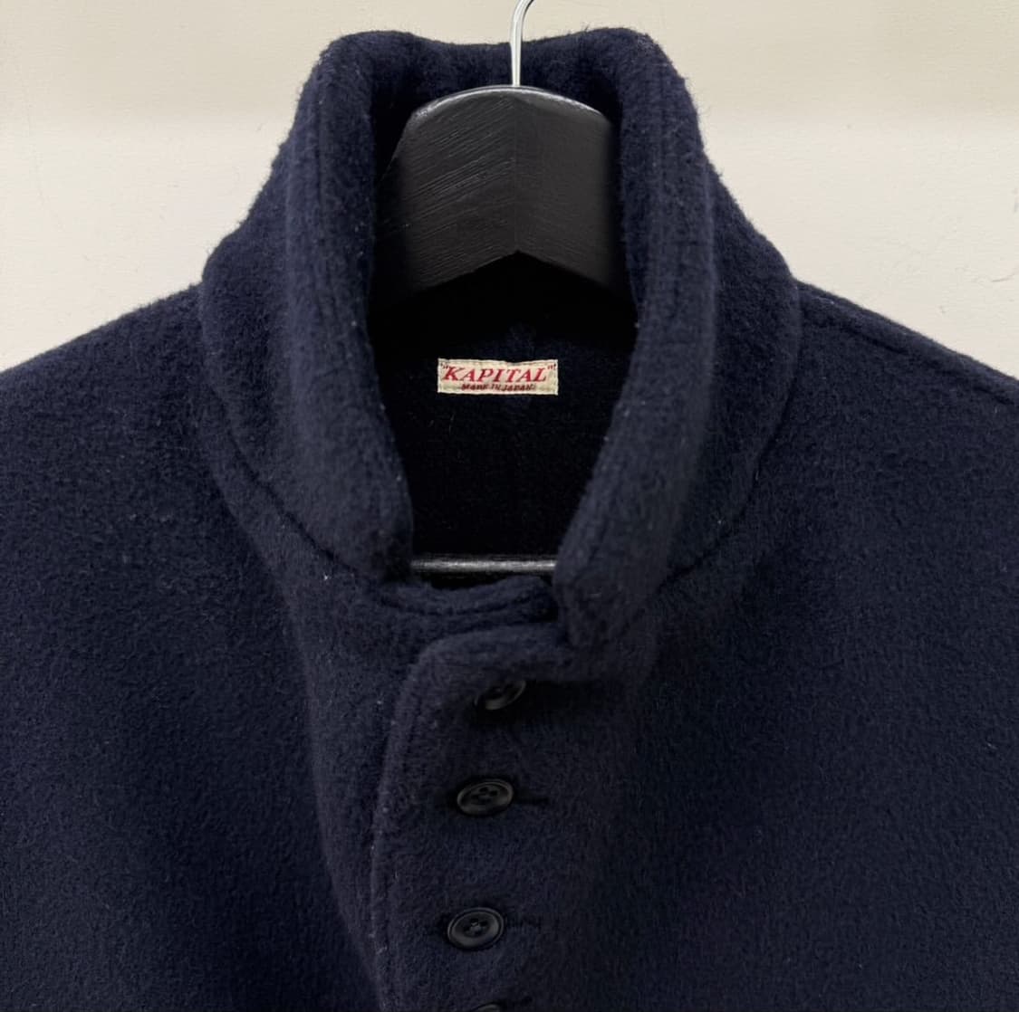 캐피탈 버튼 울 자켓 상품이미지2