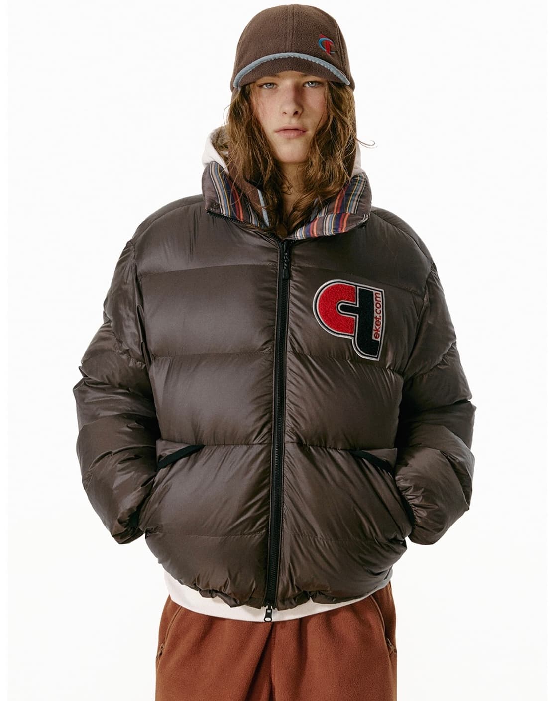 테켓 리버시블 패딩 S 상품이미지1