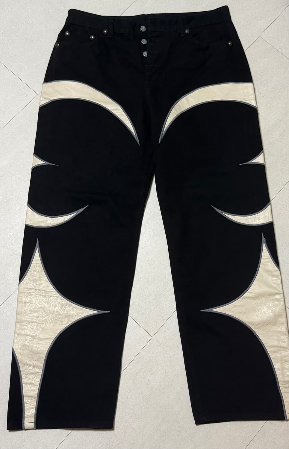 떠그클럽 레더 팬츠 상품이미지1