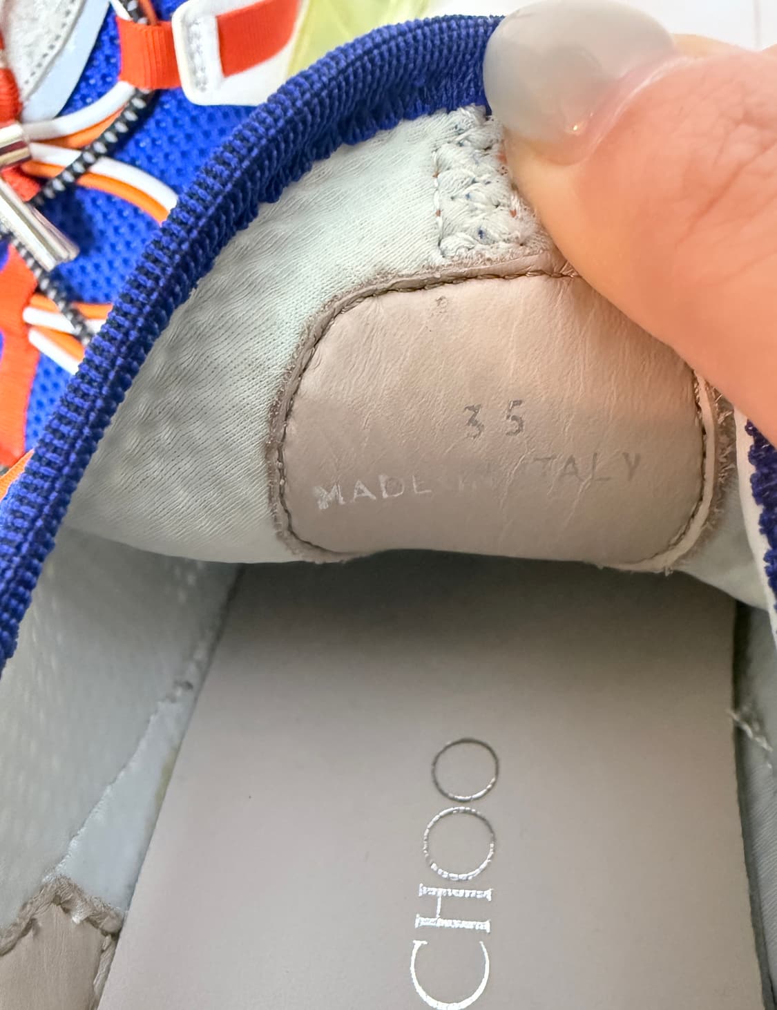 지미추(JIMMY CHOO) 다이아몬드 멀티컬러 스니커즈 35 (225 상품이미지8