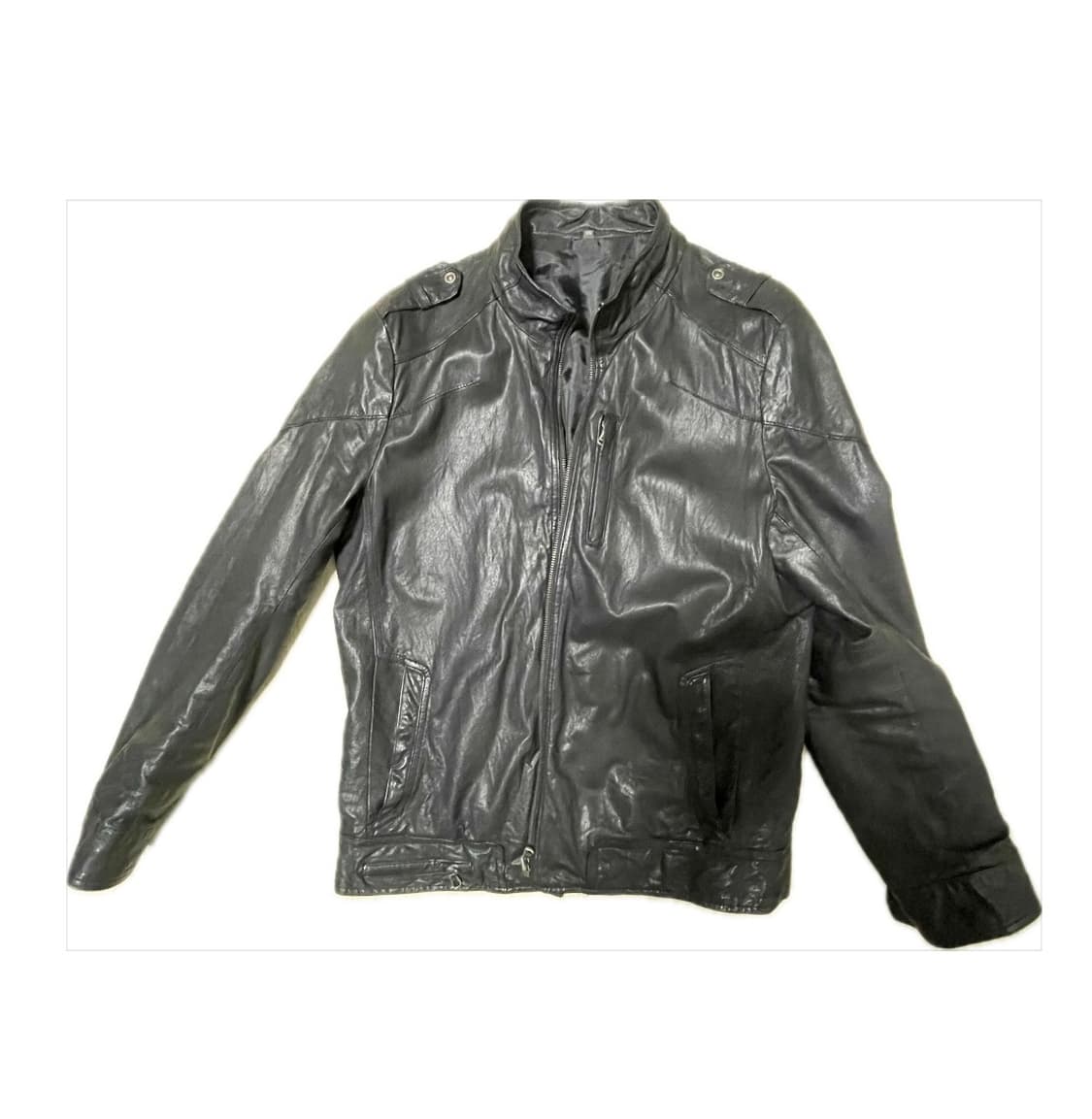 웨스턴 무드 램스킨 레더자켓 상품이미지2