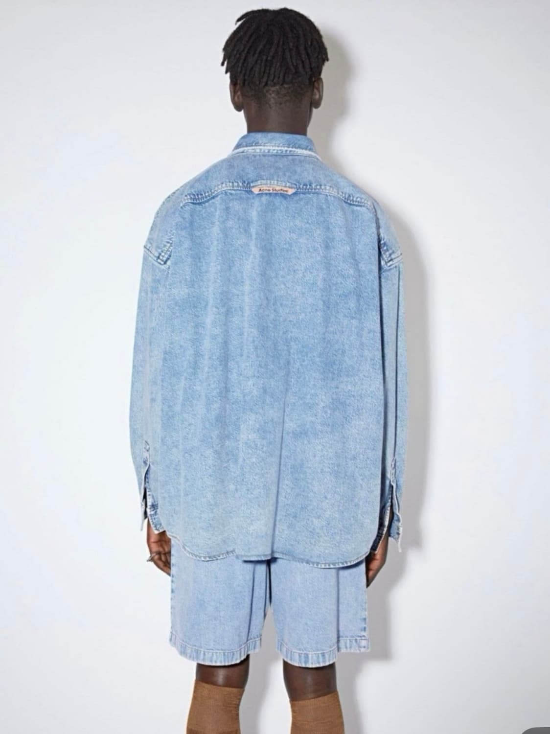 아크네 스튜디오 아크네 버튼업 오버사이즈 데님 남여공용 상품이미지7