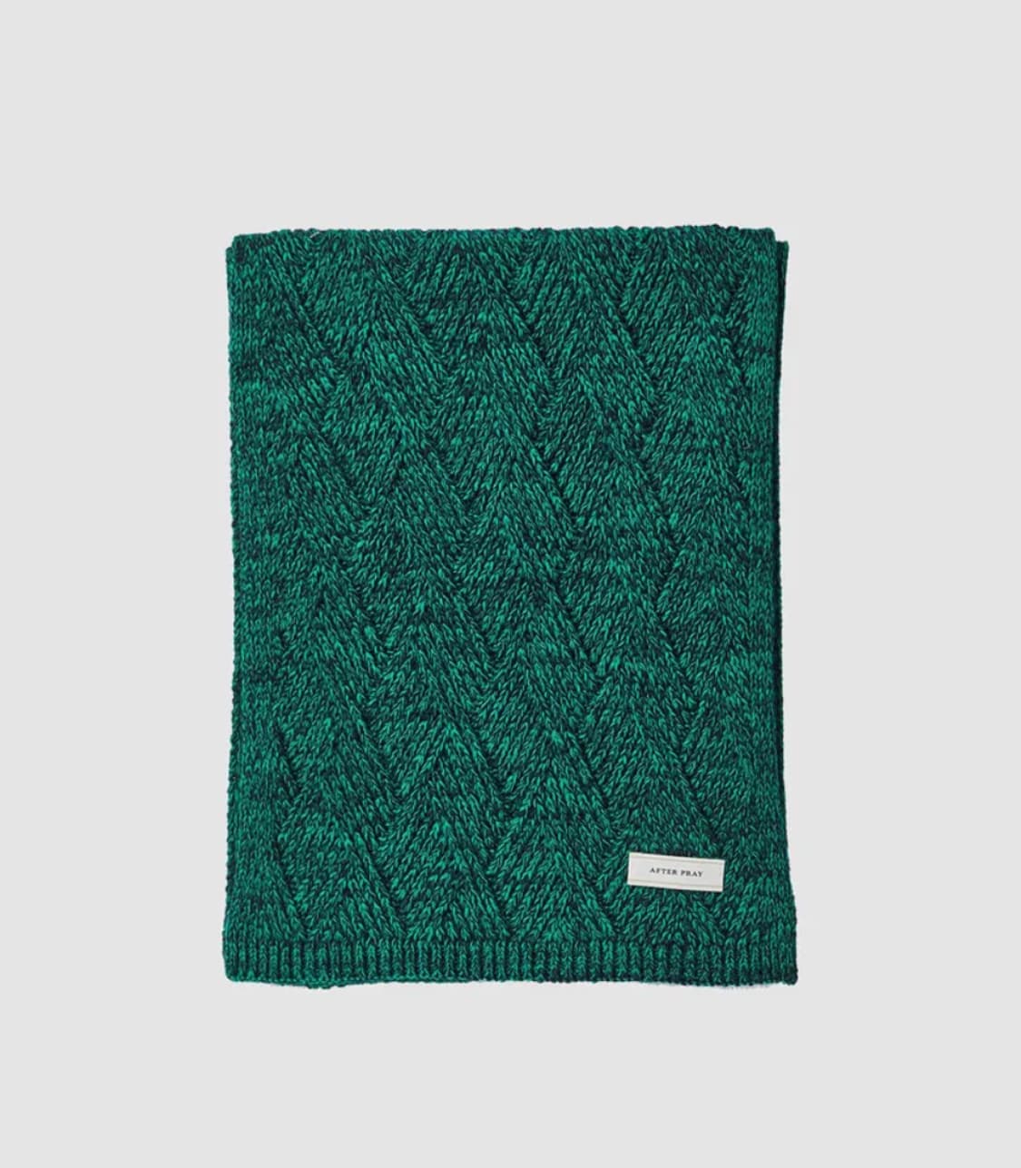 애프터프레이 인타르시아 니트 머플러 상품이미지2