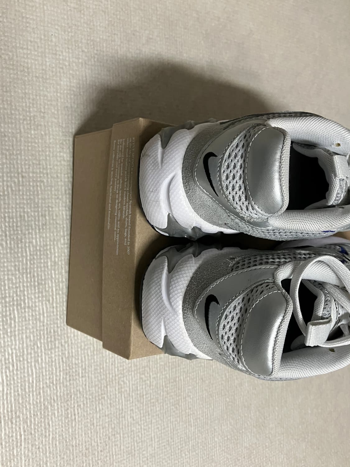 나이키 줌 에어 파이어 메탈릭 실버 블루 240 상품이미지5