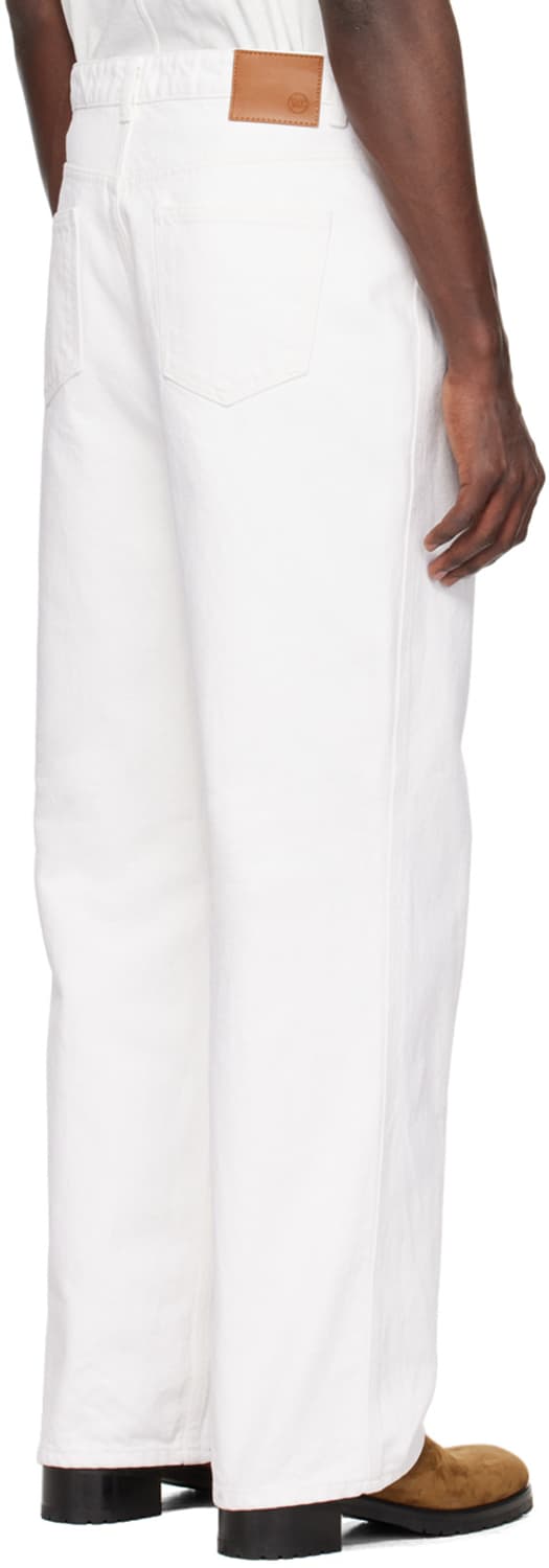 Recto 와이드 핏 데님 오프화이트 상품이미지3