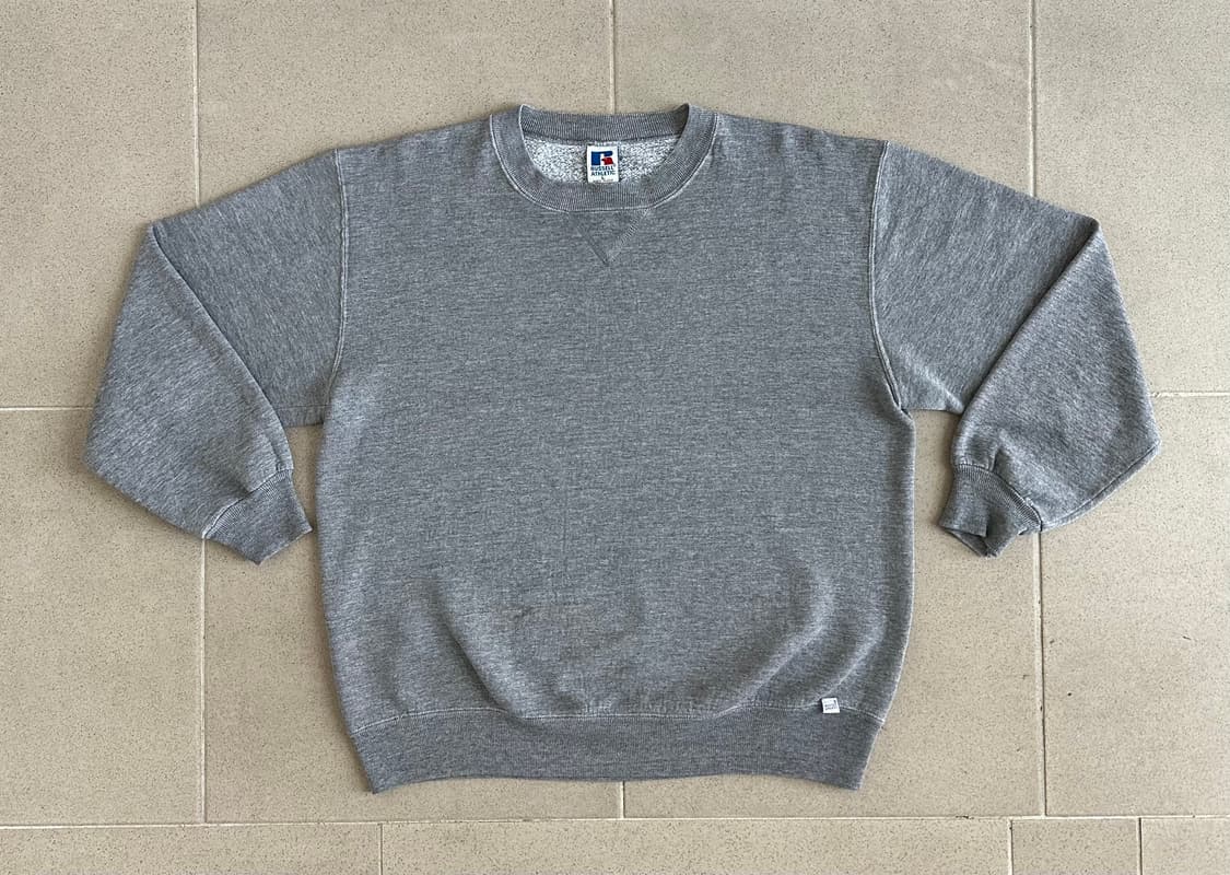 90s 빈티지 러셀 스웻셔츠 그레이 L USA 상품이미지1