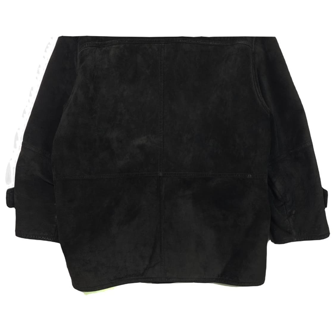 FRADONG 블랙 스웨이드 무스탕 자켓 110 상품이미지6