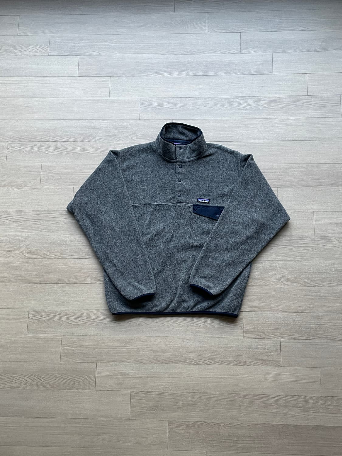 파타고니아 신칠라 니켈 네이비 그레이 플리스 patagonia 상품이미지1