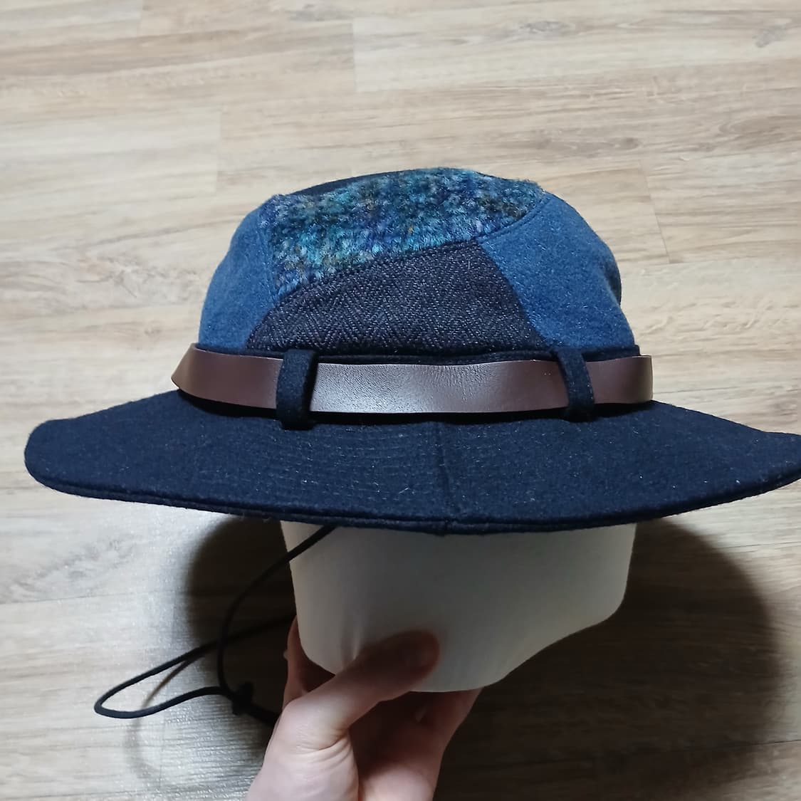 택붙은 미사용 elder 아이더 모직 아크릴 벙거지 사파리햇 모자 상품이미지4