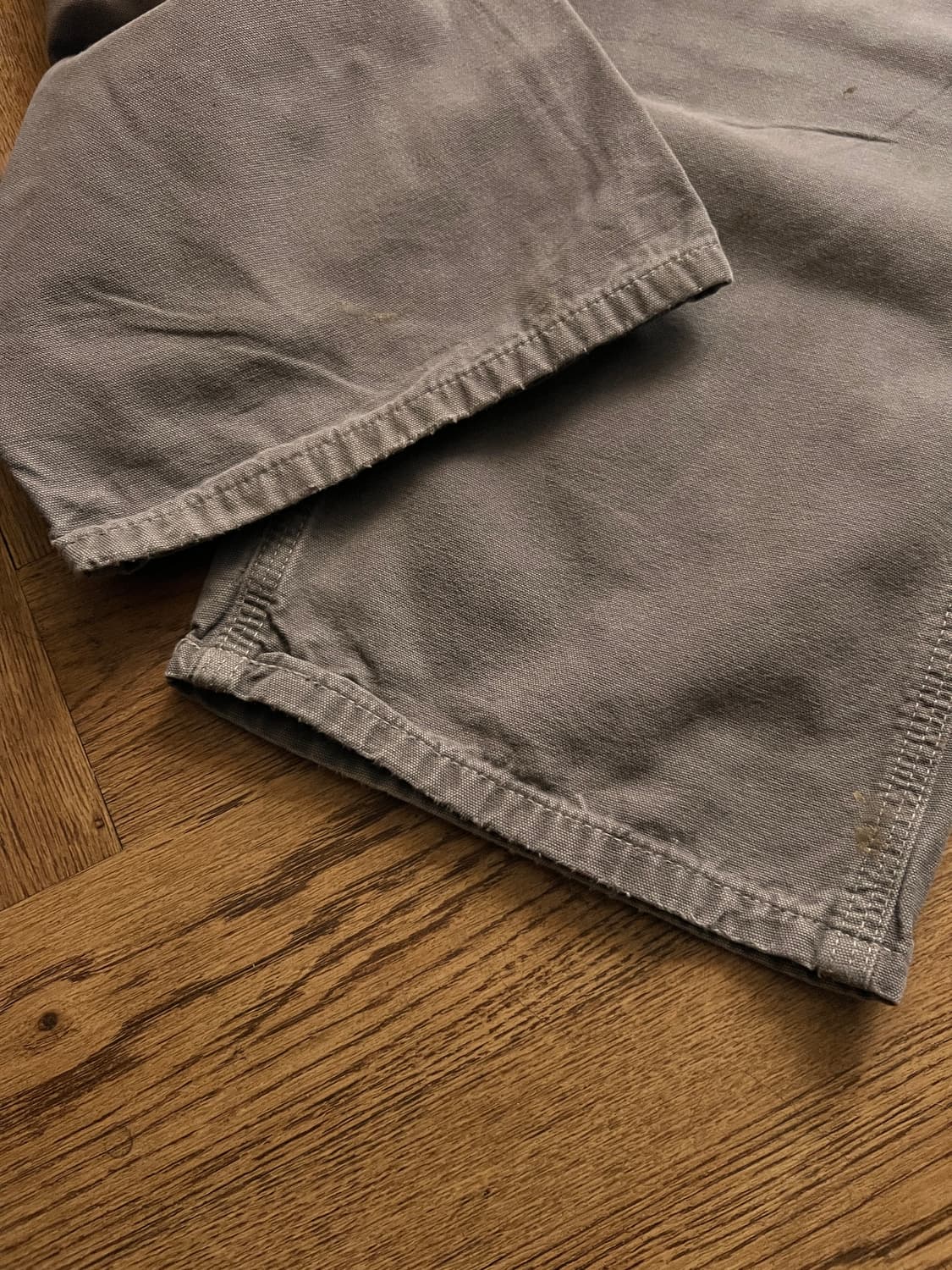 [36]칼하트 USA 그레이 싱글니 캔버스 워크팬츠 상품이미지6