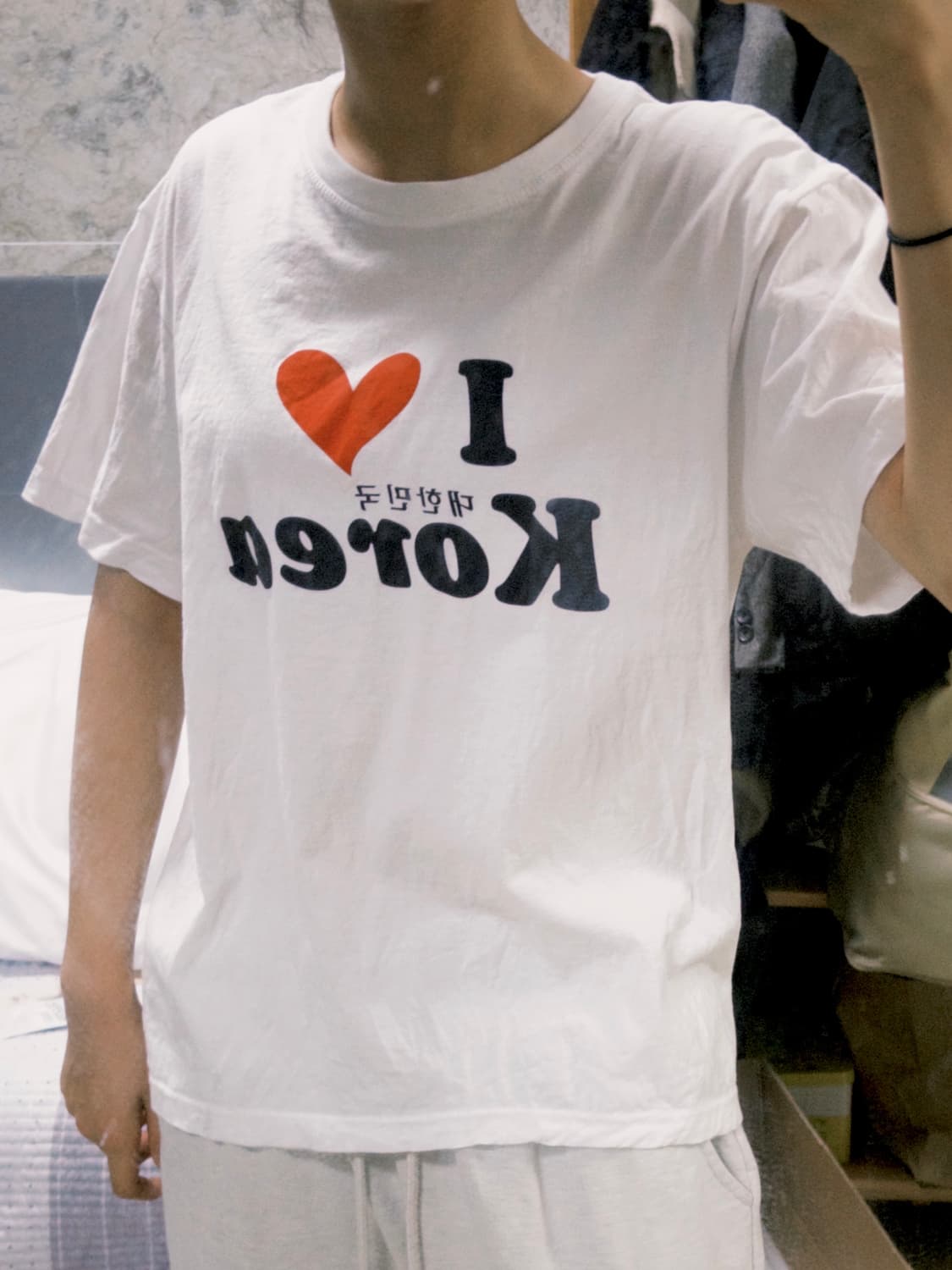 아이러브 코리아 i love korea 반팔티 상품이미지2