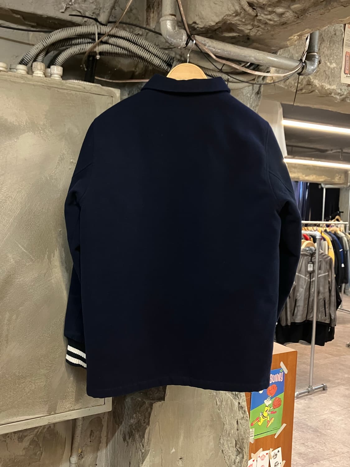 반스 울 코치 자켓 네이비 S #csz2509  상품이미지2