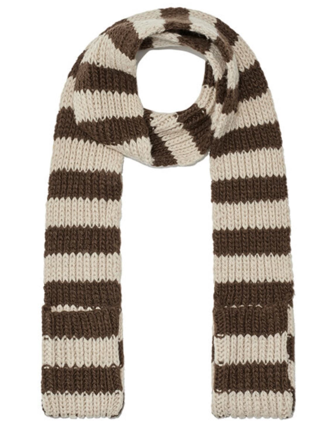 한소희 착용, 오픈yy 머플러 브라운 상품이미지1