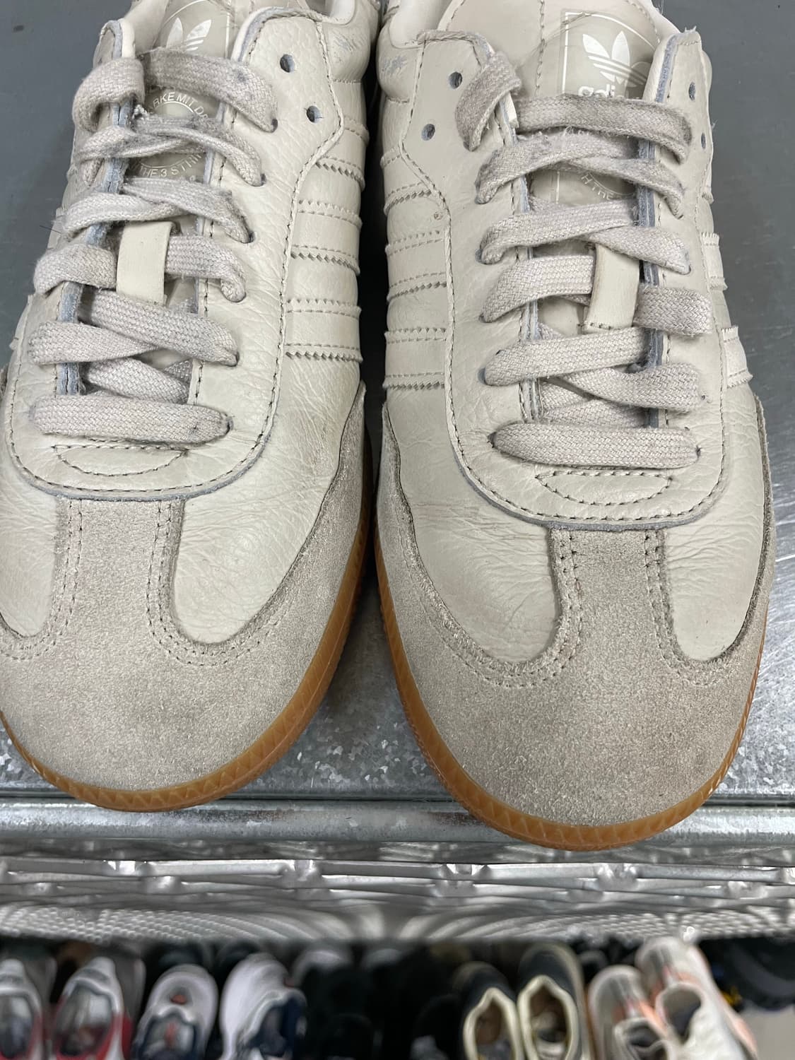 아디다스 삼바 OG 알루미늄 초크 화이트 245 상품이미지7