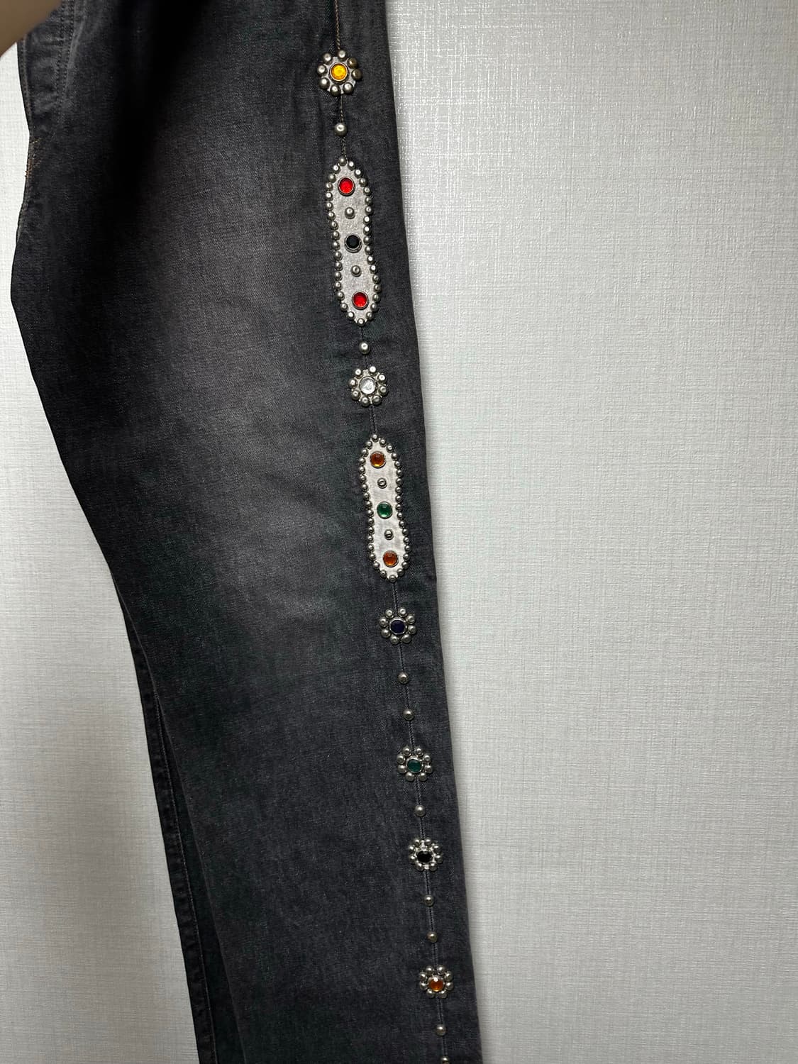 캐피탈 잼스톤 흑청 데님 팬츠 상품이미지6