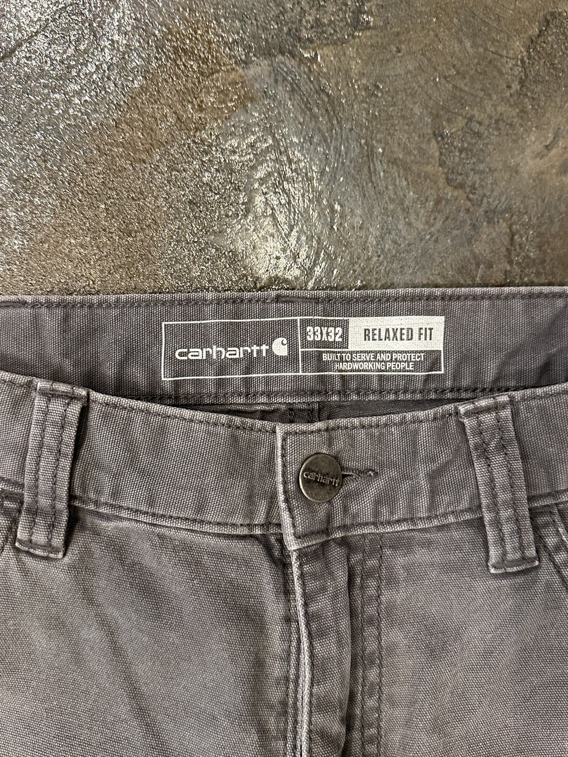 칼하트 릴렉스핏 워크팬츠 33x32 상품이미지3