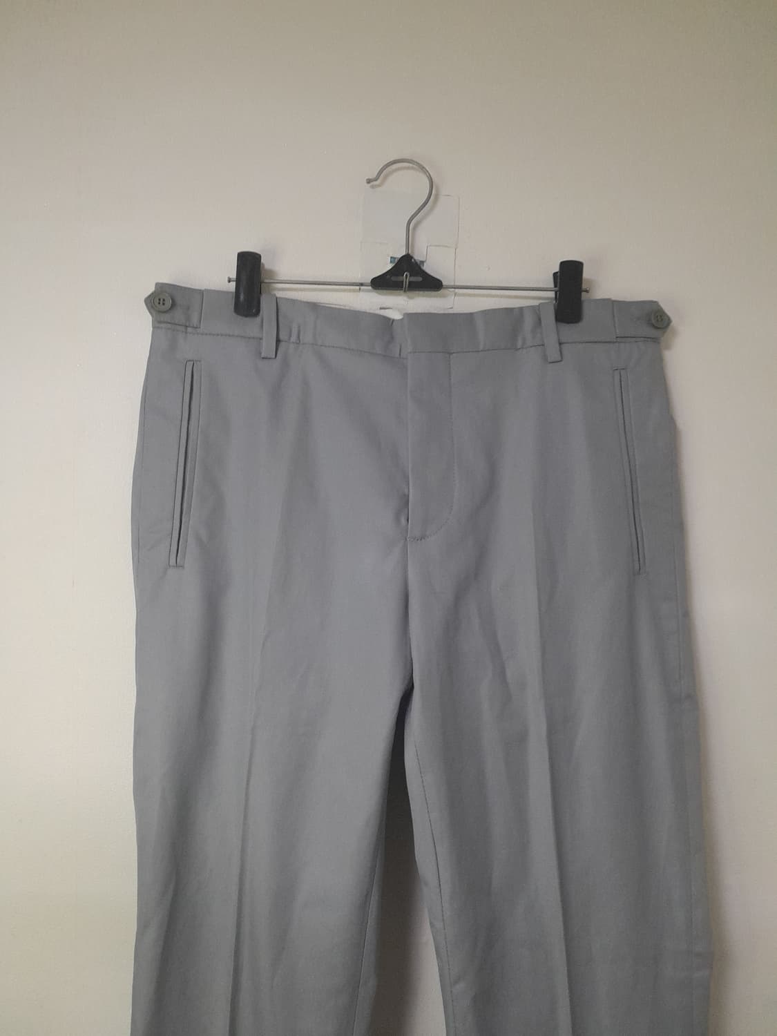 산드로 그레이 코튼팬츠 38 상품이미지2