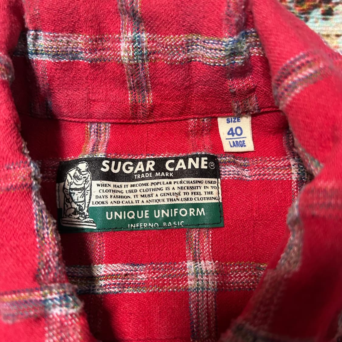 [XL] 토요 엔터프라이즈 슈가케인 플란넬 셔츠 상품이미지4