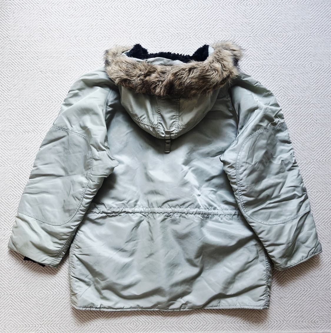 90's 알파인더스트리 N-3B 세이지그린 L 상품이미지3