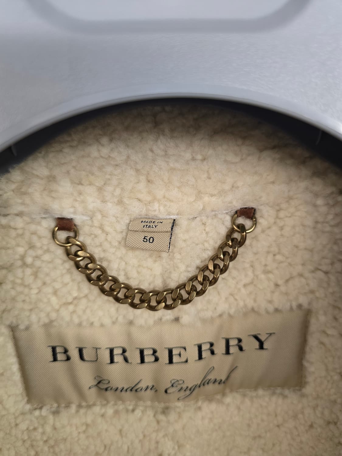 버버리 카멜 스웨이드 무스탕 롱 코트 50사이즈 상품이미지9