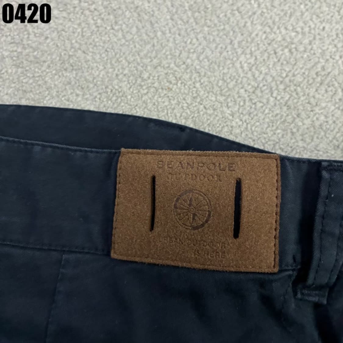 빈폴 네이비 면바지 남성 캐주얼 바지 34 상품이미지3