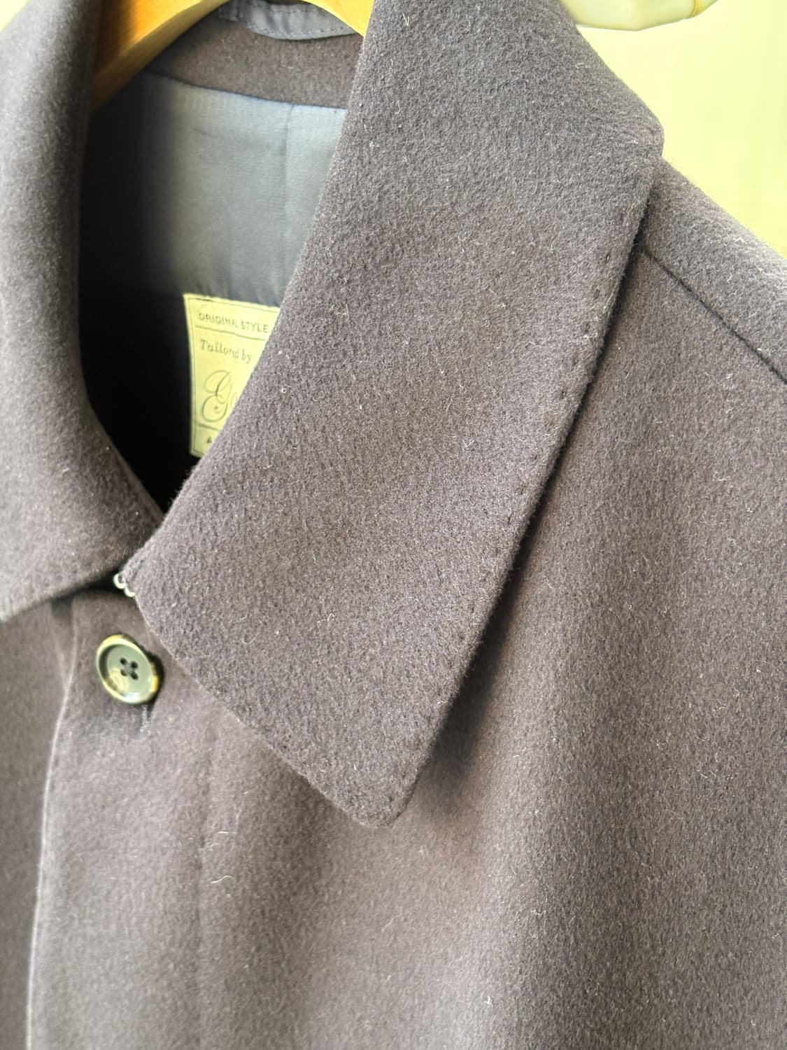 Tailored by Gotairiku 고타이리쿠 싱글 발마칸 코트 상품이미지5