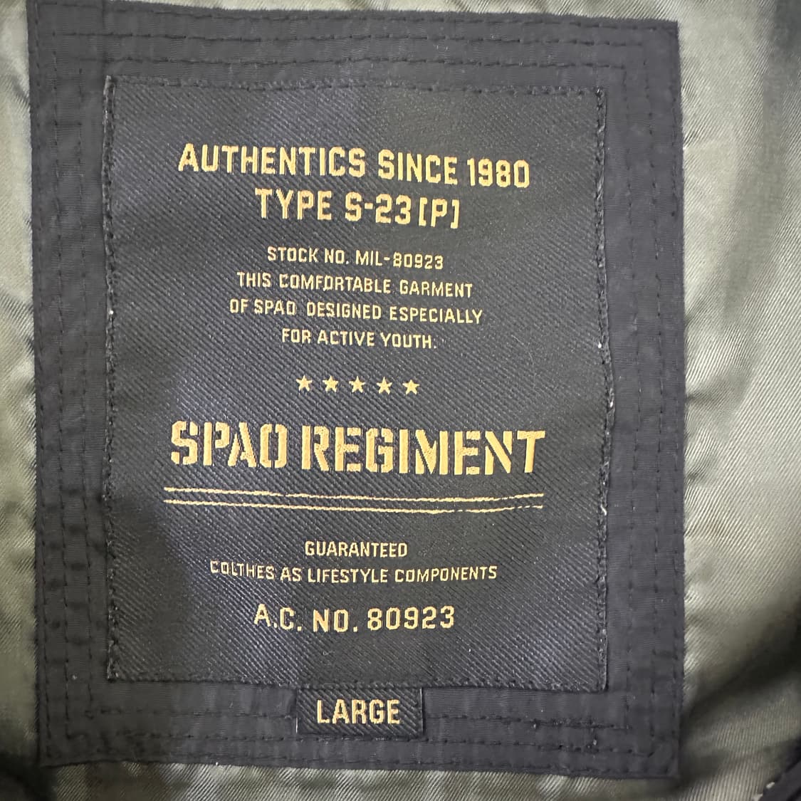 L 스파오 레지먼트 자켓 0330D 상품이미지2