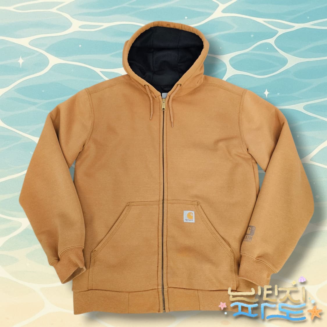 105 Carhartt 칼하트 레인디펜더 써멀 된장 후드집업 상품이미지1