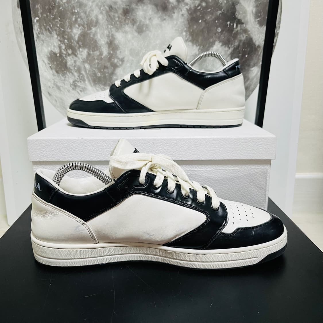 정품 6) 프라다 로고 디스트릭스 스니커즈 255~260 상품이미지2