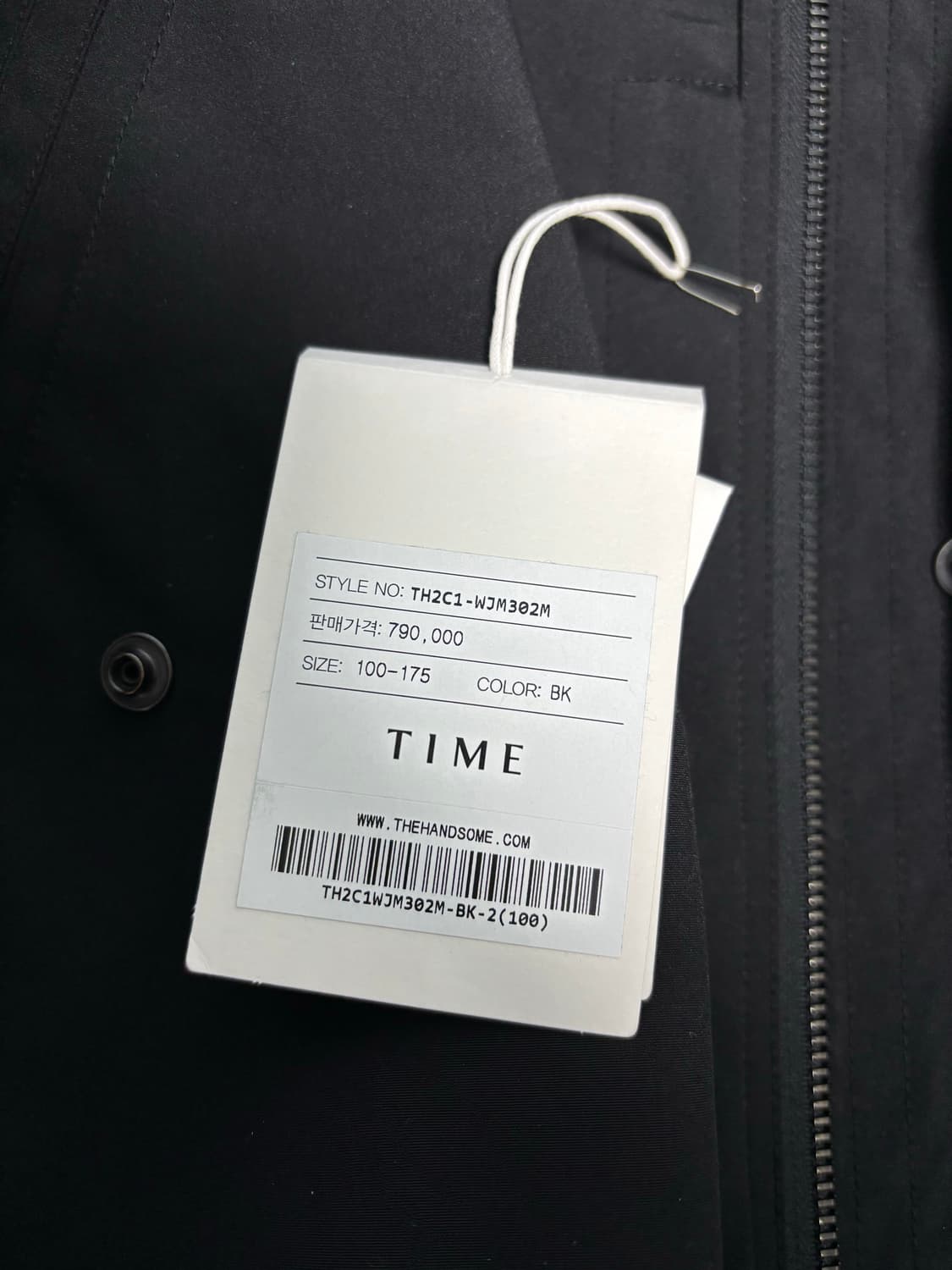 [100] 타임옴므 멀티포켓점퍼 쉘파카 블랙 상품이미지5