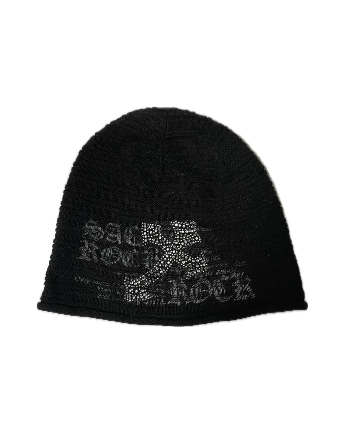 Cross punk lettering beanie   상품이미지4