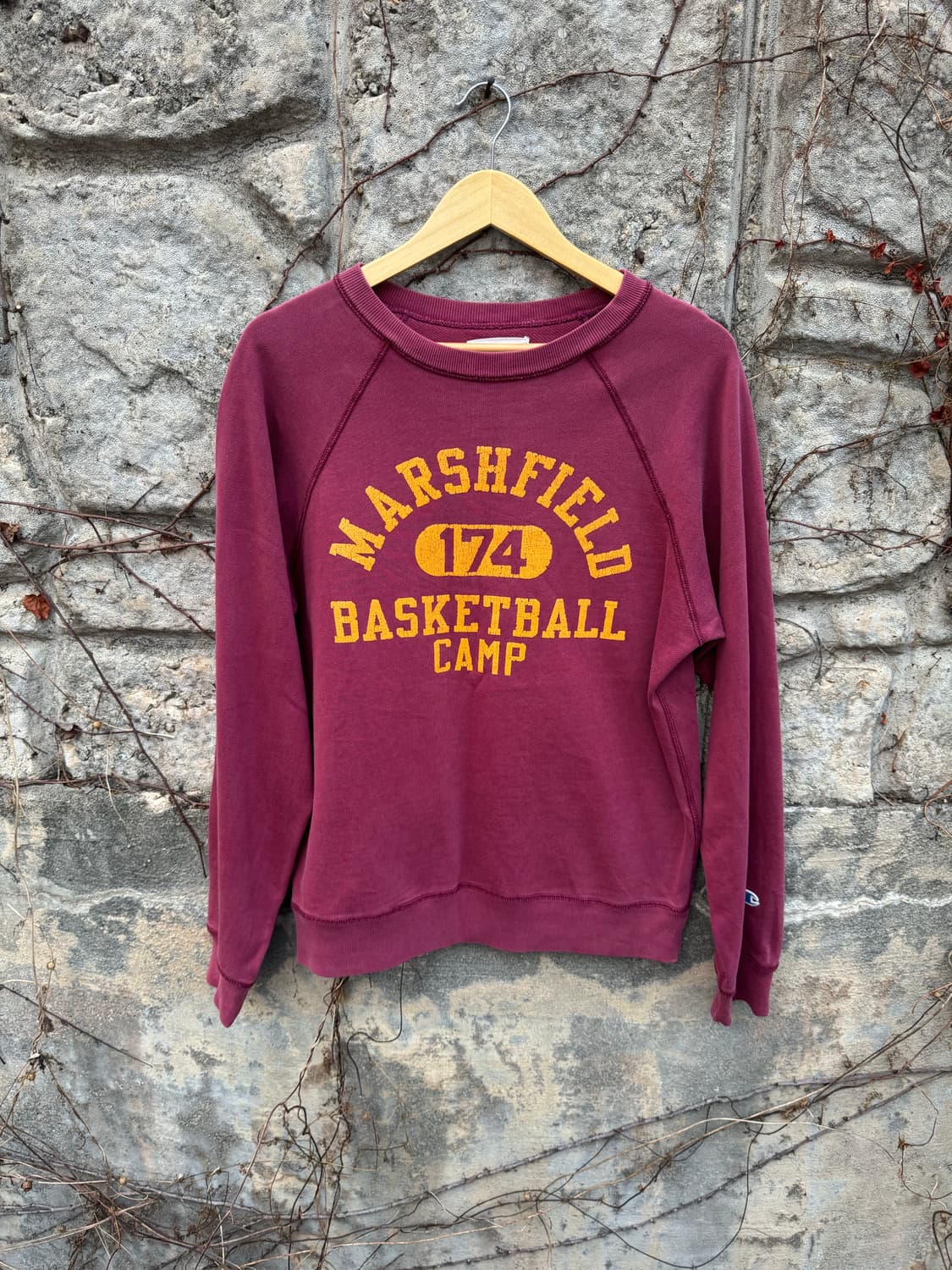 챔피온 빈티지 프린팅 크랙 페이딩 50s 60s 스웻 셔츠 맨투맨 상품이미지1