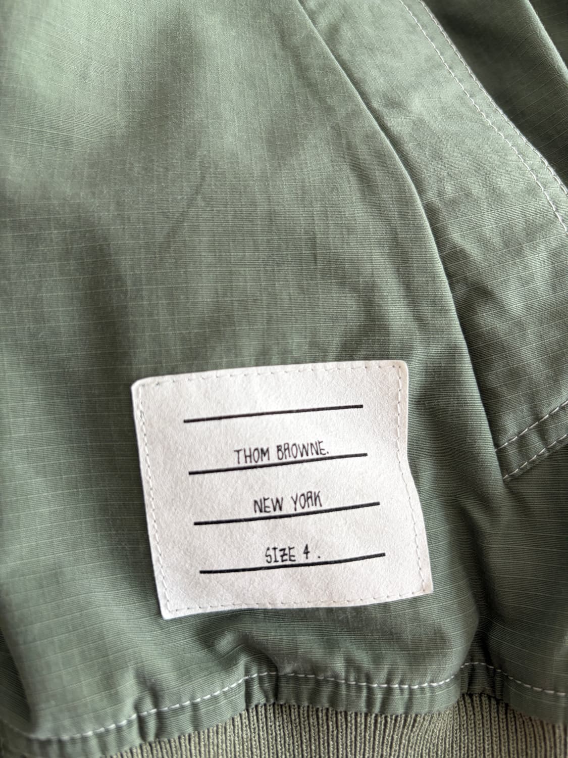 탐브라운 블루종 카키 사이즈4 상품이미지3